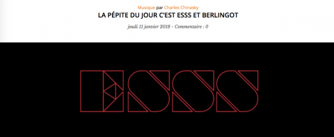 La pépite du jour c'est ESSS et Berlingot